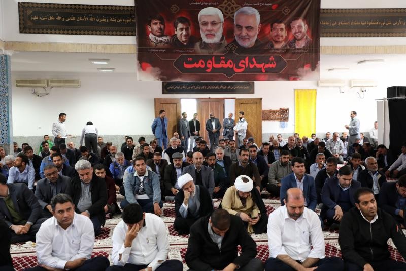 مراسم بزرگداشت شهدای حادثه تروریستی کرمان برگزار شد