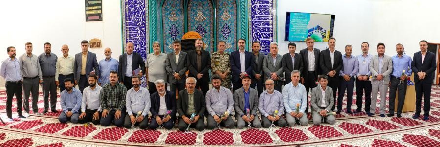 آیین استقبال از همکاران زائر حج عمره برگزار شد